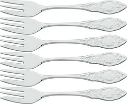 OSTFRIESEN Kuchengabeln 6 Stück Edelstahl, spülmaschinengeeignet
