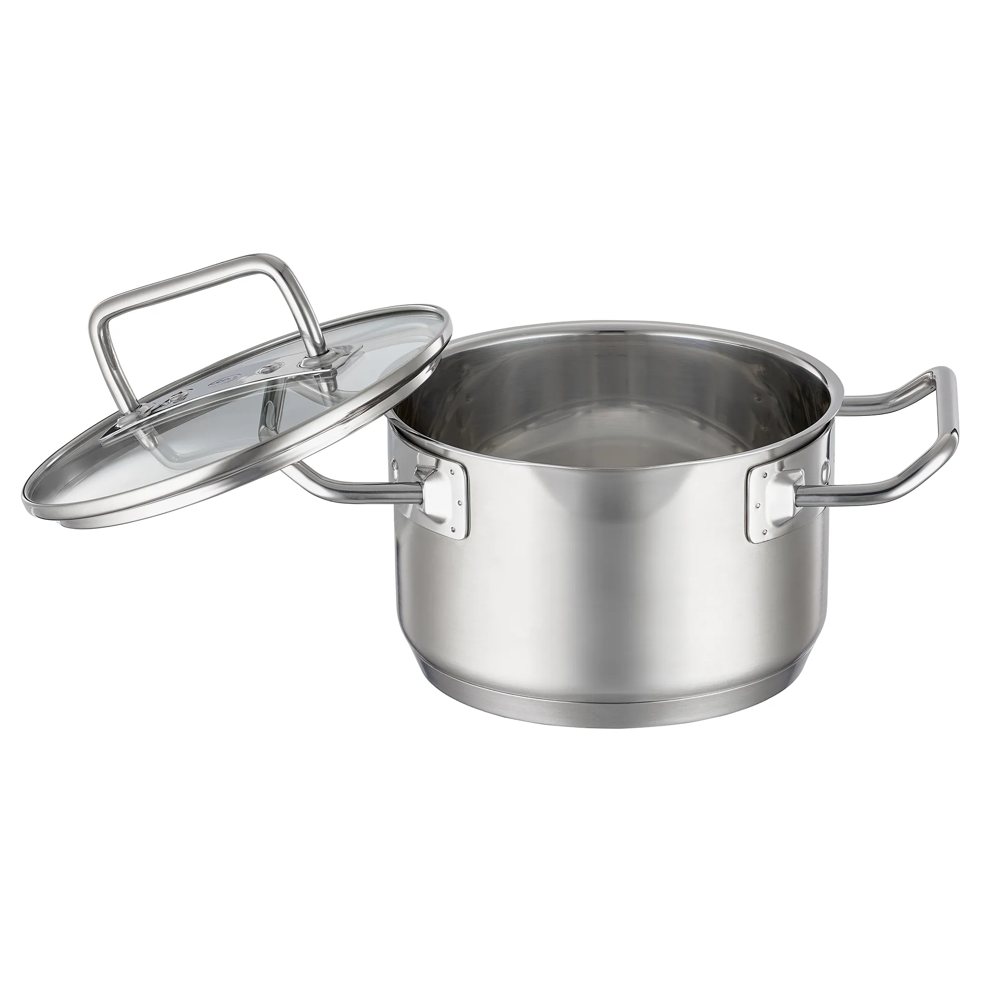 Kochtopf Expertiso 16cm mit Glasdeckel für alle Herdarten, incl seitlicher Schnaupe