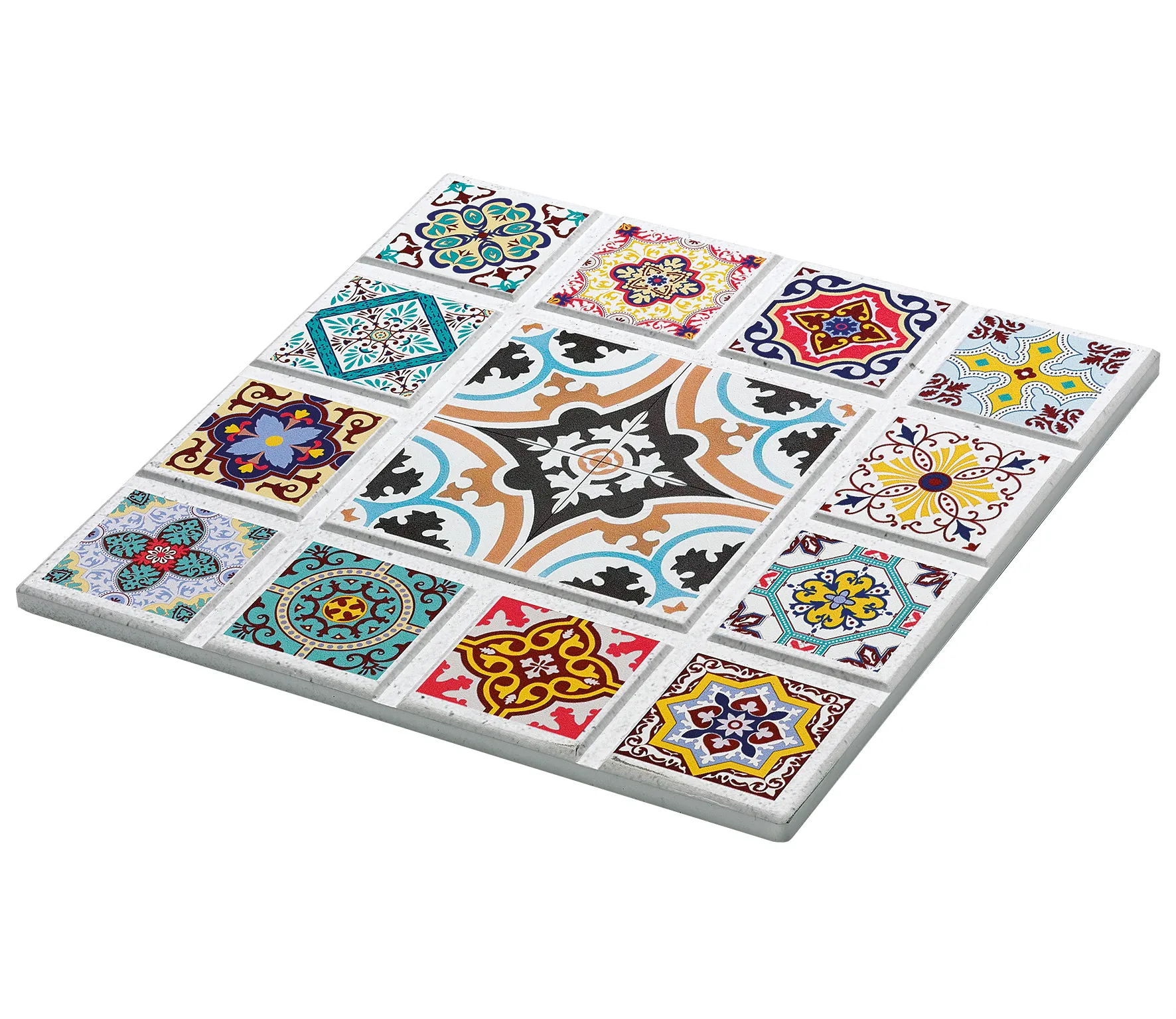 Untersetzer CASABLANCA Stern 20x20 Keramik/Kork Sie eignen sich perfekt für Gläser, Tassen,