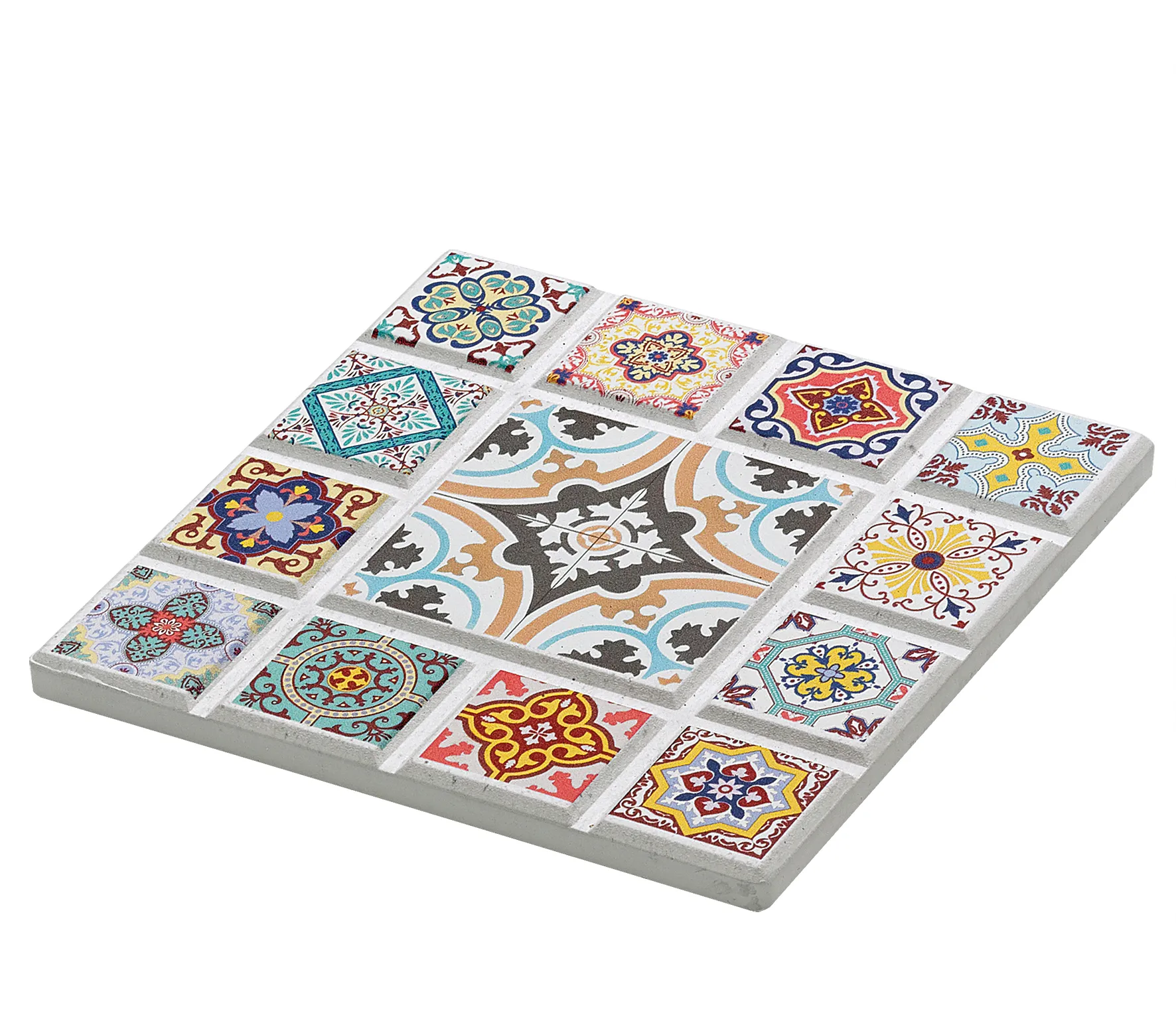 Glasuntersetzer MARRAKESCH Stern 11x11Keramik/Kork Sie eignen sich perfekt für Gläser, Tassen,