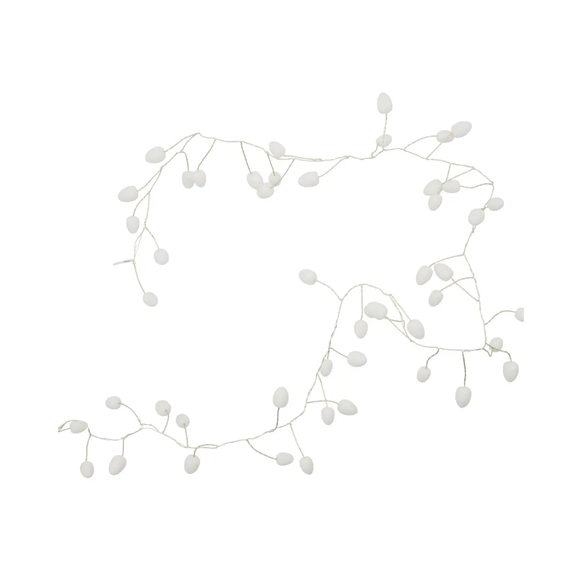 Lichterkette, HDCher, Weiß/silber