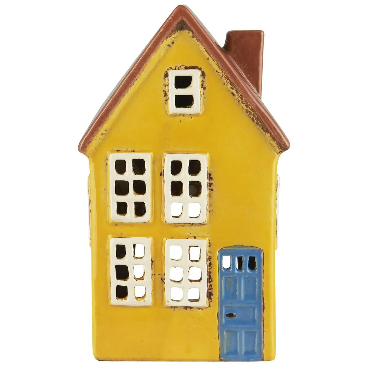 House f/tealight Nyhavn blue door
