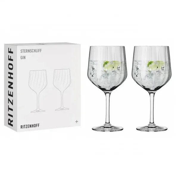 Ginglas Set Sternschliff Gin Kelch 1/F22