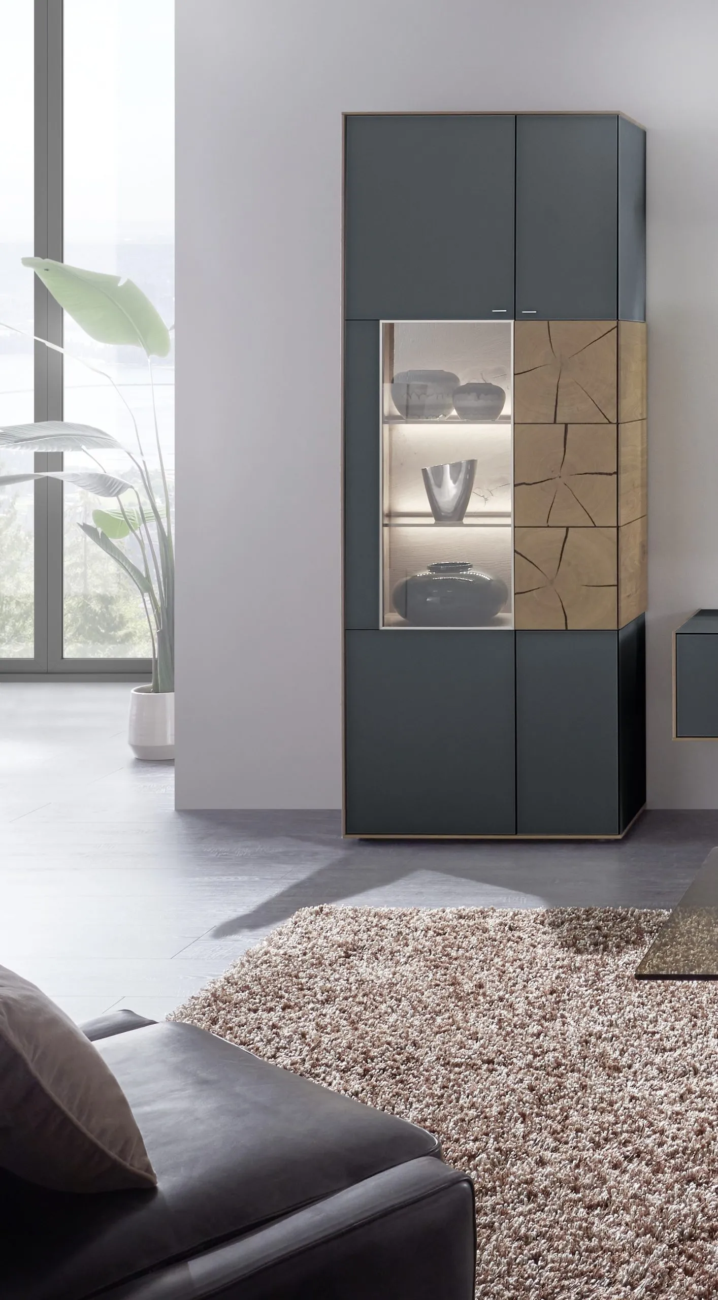 Vitrine links Hartmann Caya