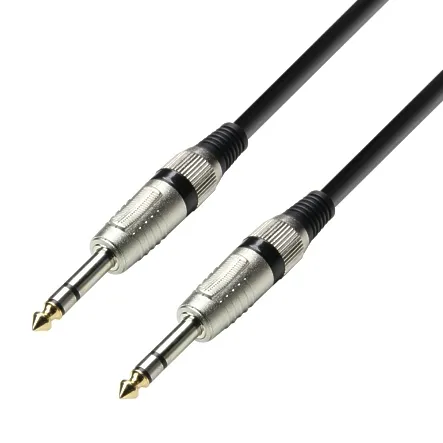 0,9m Klinkenkabel 6,3mm Klinke Stereo Stecker NF-Kabel