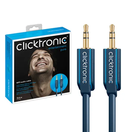 1m Klinkenkabel 3,5mm Klinke Stereo Stecker-Stecker OFC Premiumkabel