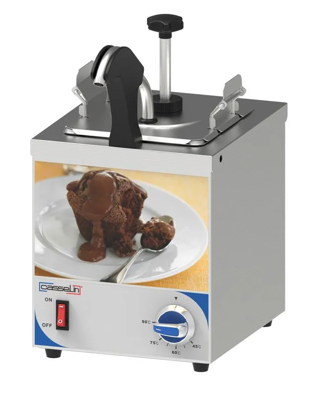 Casselin - Distributore di salse con pompa e beccuccio riscaldati