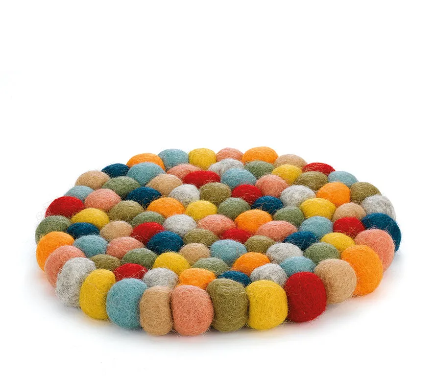 Untersetzer LANA rund ver. Farben