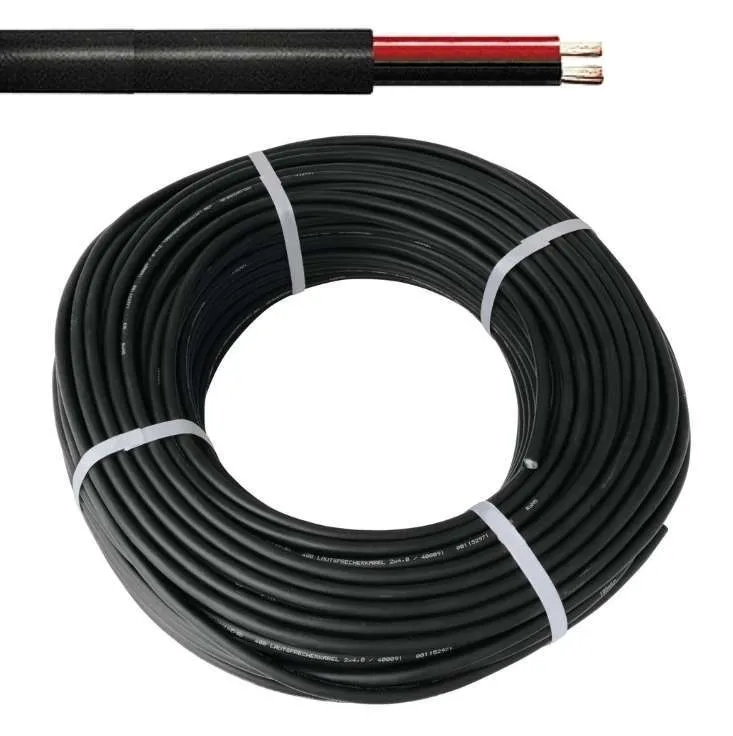 100m Lautsprecherkabel 2x 4qmm Rundkabel Schwarz
