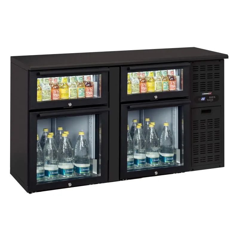 Casselin - Back bar 2 x 2 cassetti misto vetro