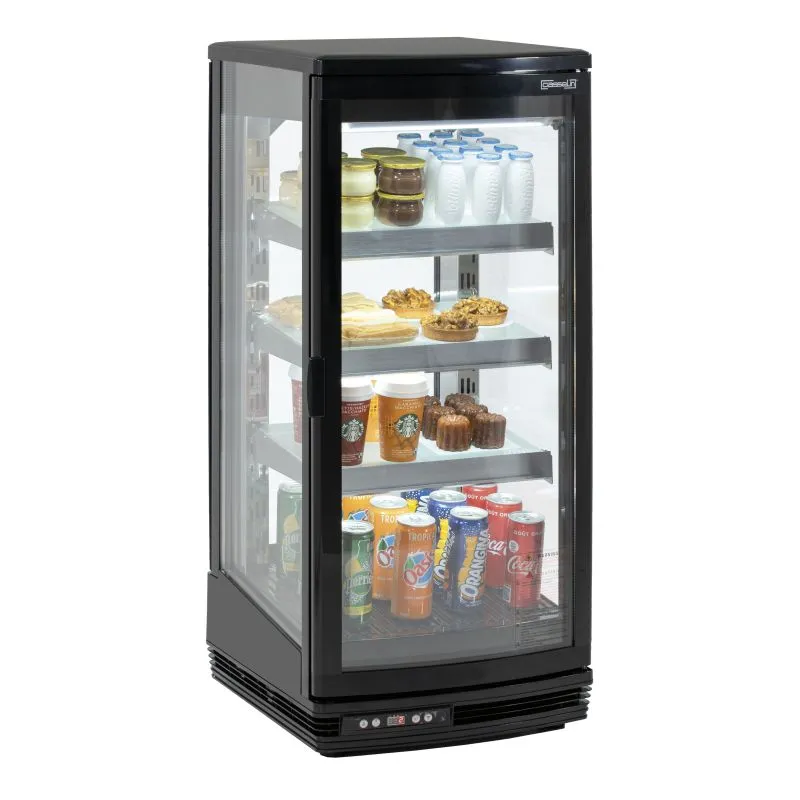 Vetrina Refrigerata Nera 2 Porte Casselin