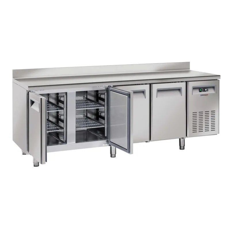 Tavolo refrigerato con alzatina 4 porte GN 1/1 Casselin