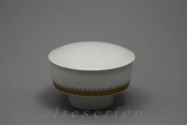 kleine Zuckerdose - Rosenthal Modulation Goldrondell