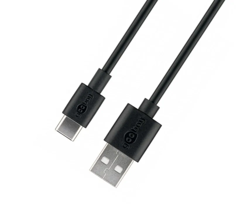 1m USB-C Ladekabel Anschlusskabel USB-Kabel USB2 Synchronisieren und Laden bis 3A 15W