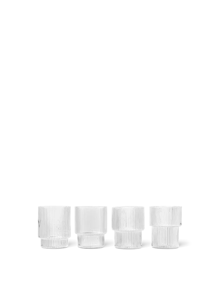 RIPPLE 4 Gläser Set ver. Farben