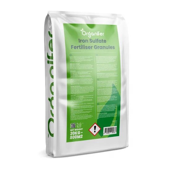 Organifer - Eisensulfatdünger - Moosentferner - 20kg für 800m2
