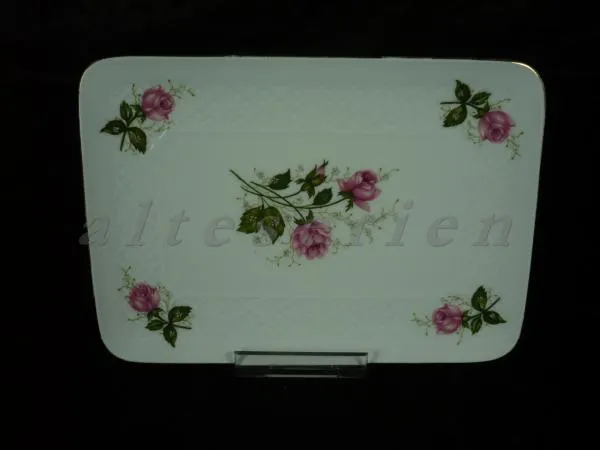 Butterplatte - Seltmann Weiden Annabell rote Rosen - 25915