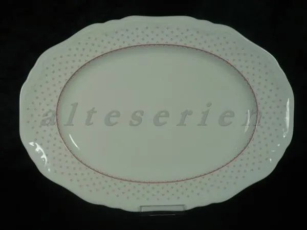 Fleischplatte mittelgroß - Eschenbach La Reine - Form 800 rote Punkte - 2145