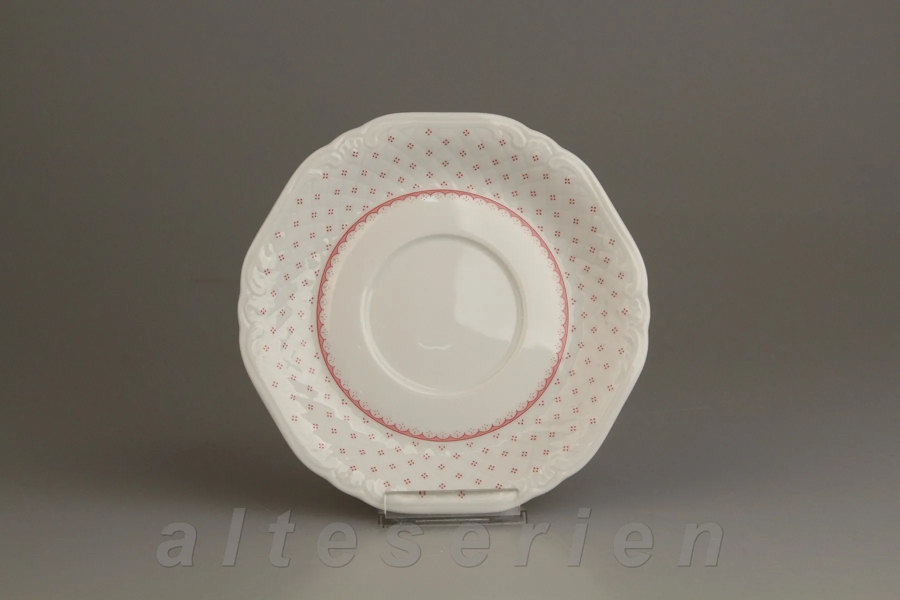 Untertasse für Suppe - Eschenbach La Reine - Form 800 rote Punkte - 2145