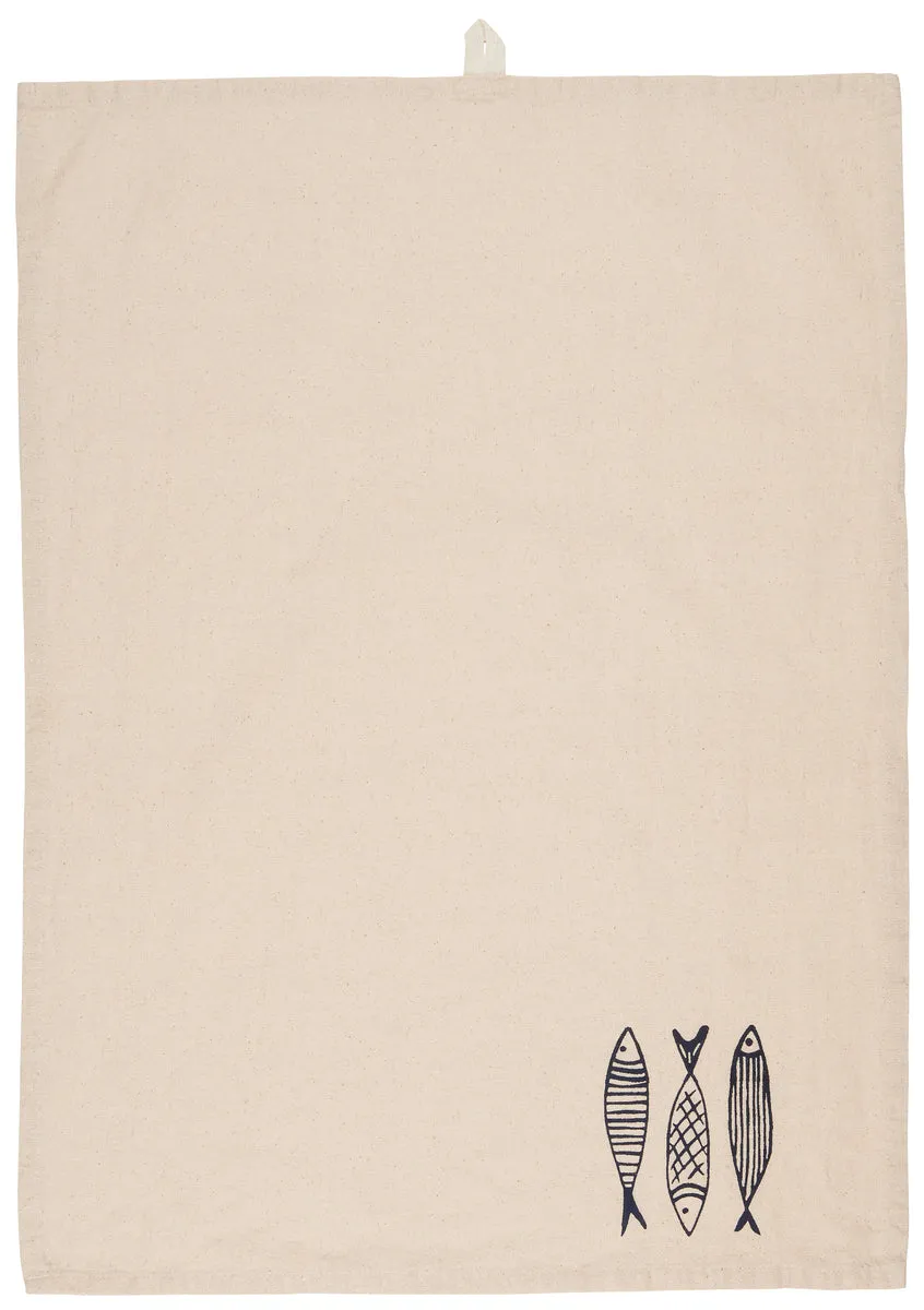 Geschirrtuch MARLIN / Sardinen