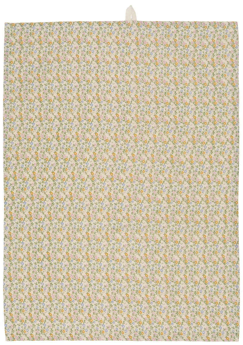 Geschirrtuch SILJE multifarbigen kleinen Blumen