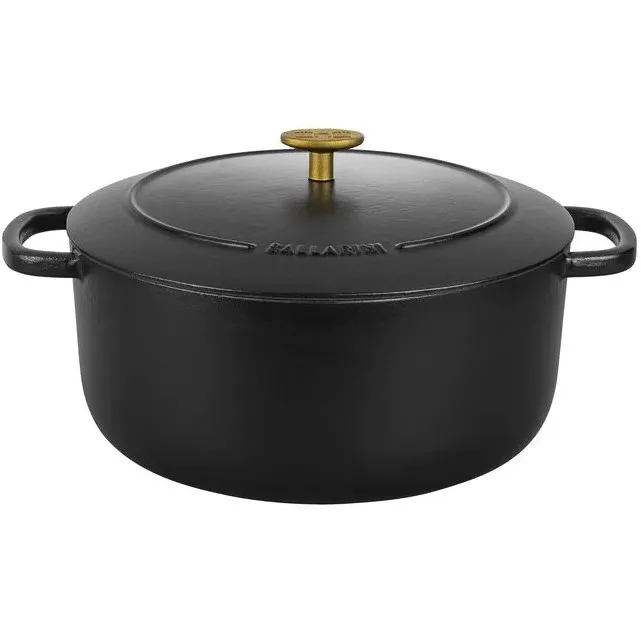 Cocotte Ballarini Bellamonte schwarz rund small