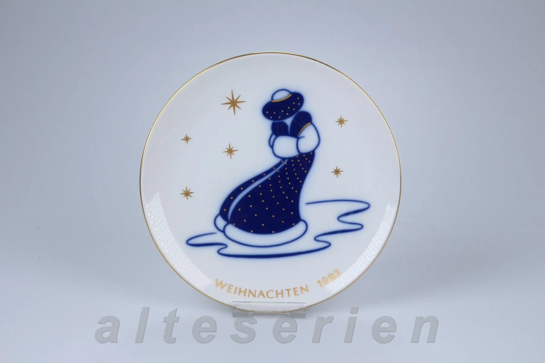 Weihnachtsteller 1993 - KPM Berlin Weihnachtsteller