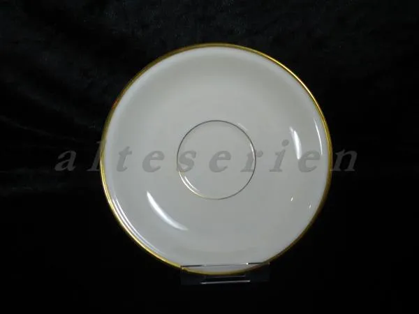 Untertasse für Tee D 14,8 cm - Hutschenreuther Juwel 6696 Goldrand