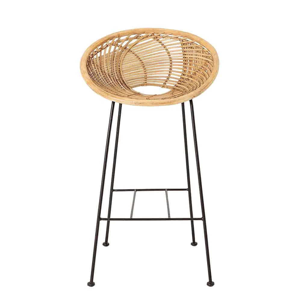 BLOOMINGVILLE Barstuhl "Yonne" Rattan