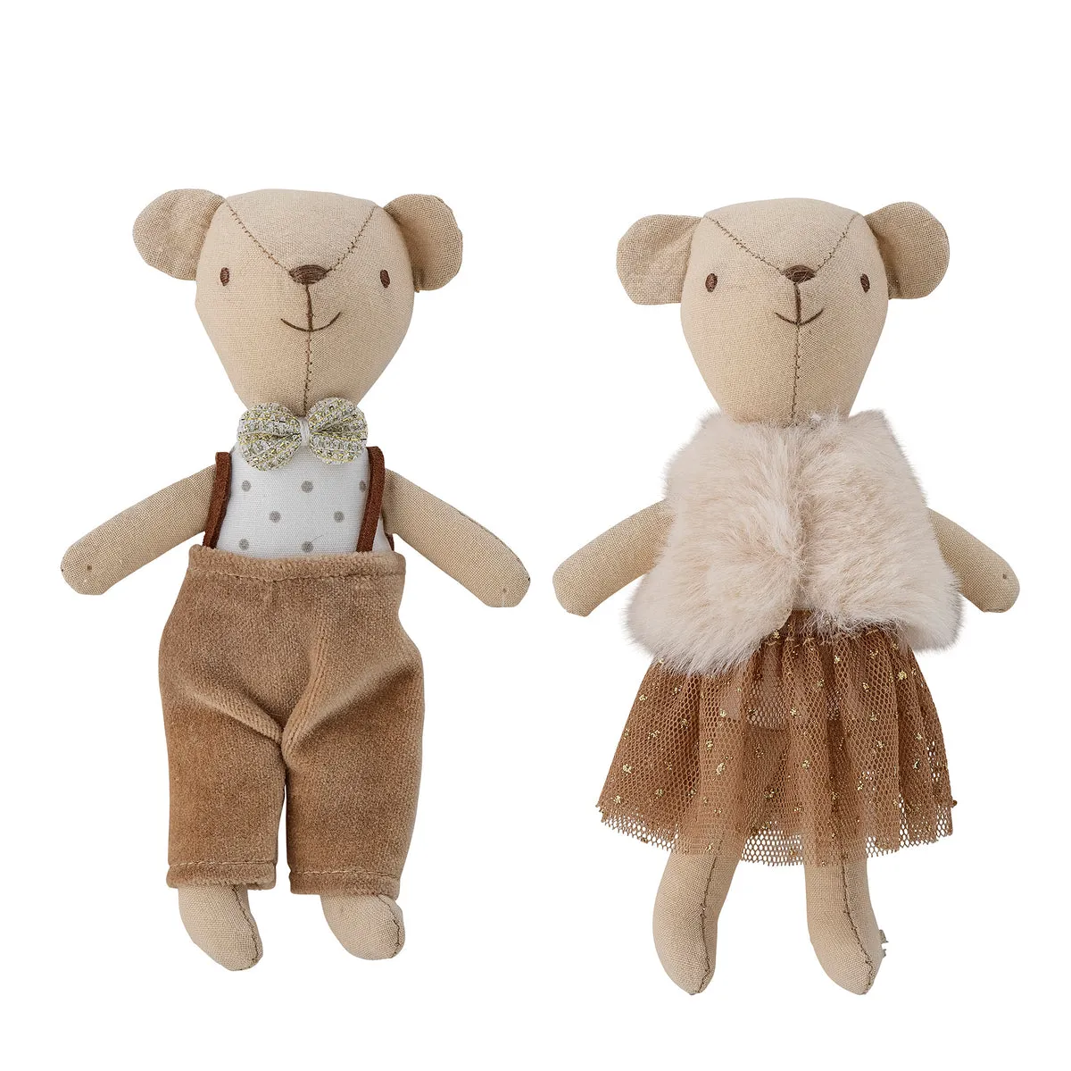 Fione & Miro Soft Toy, Braun, Baumwolle