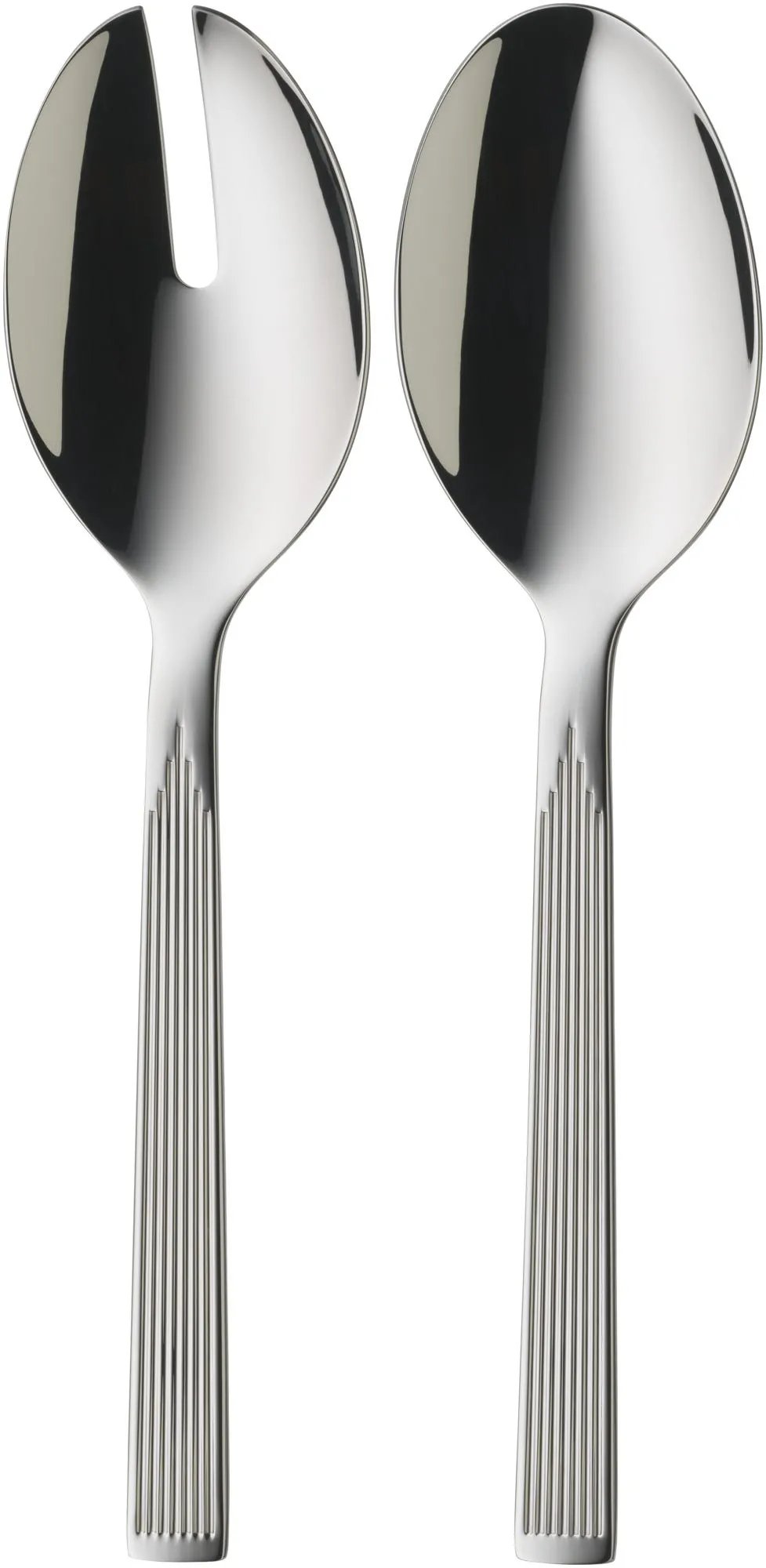 Art Deco Salatbesteck, 2-teilig