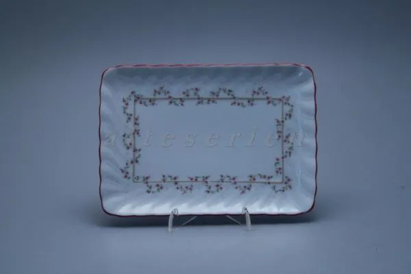 Butterplatte - Seltmann Weiden Royal Rosa Blütenband 26984