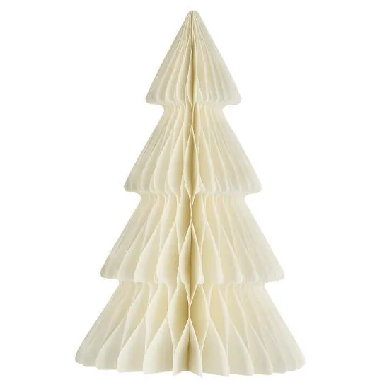 Weihnachtsbaum Papier gefaltet groß ver. Farben