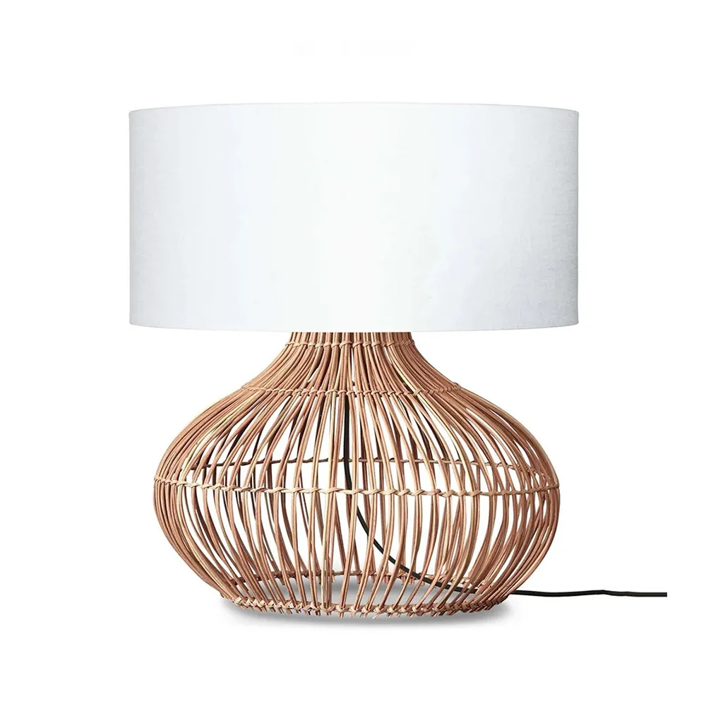 Tischleuchte - "Kiara" Bambus