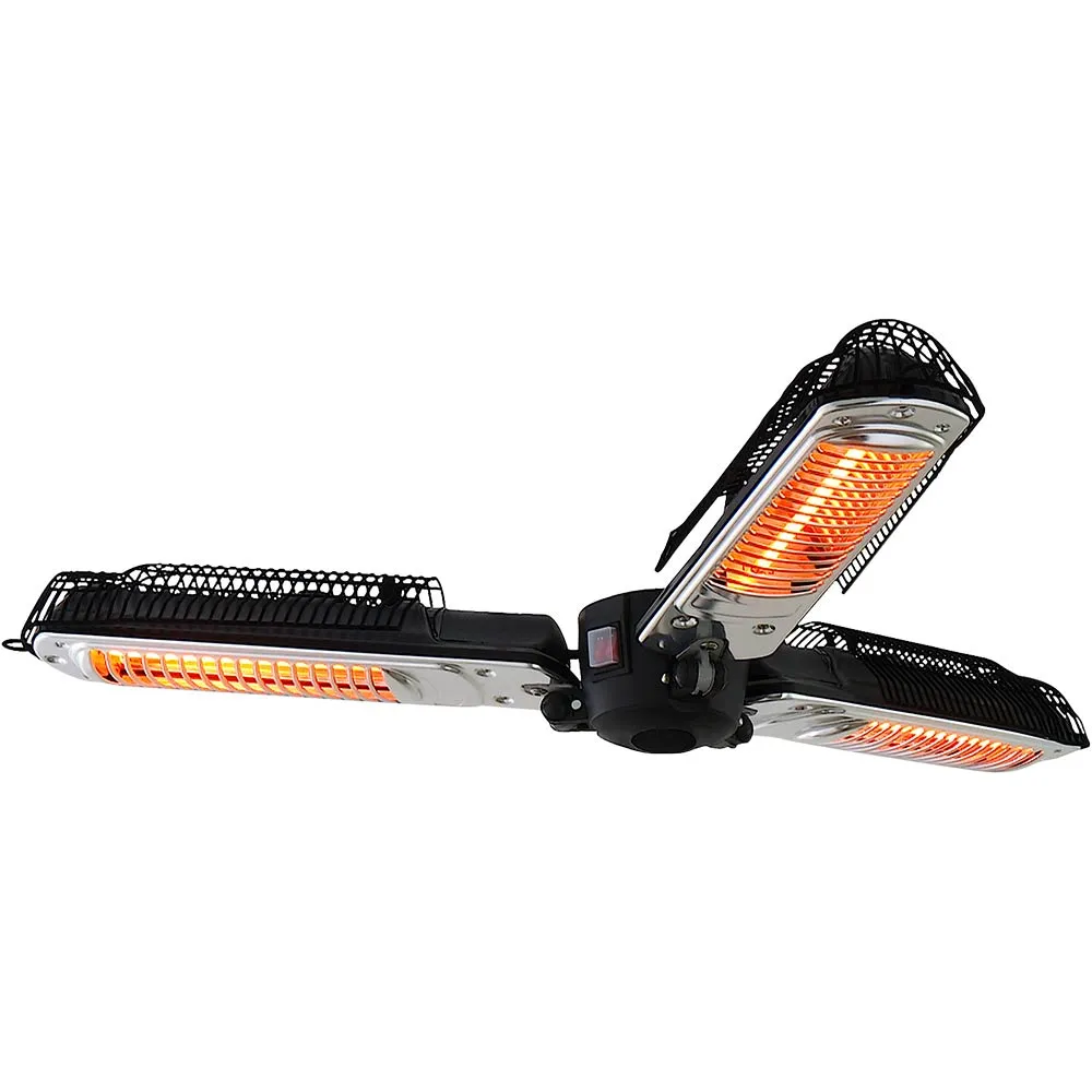 Stalgast Elektrischer Heizstrahler für Sonnenschirm, hängend, Ø 1000 mm, Höhe 85