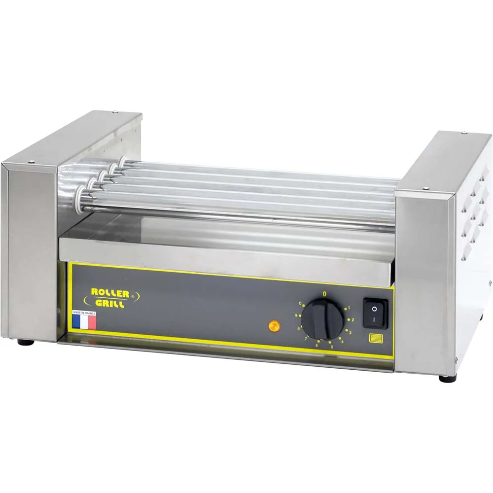 Stalgast ROLLER GRILL Hot Dog Grill, 5 Rollen, Abmessung 545 x 320 x 240 mm (BxT