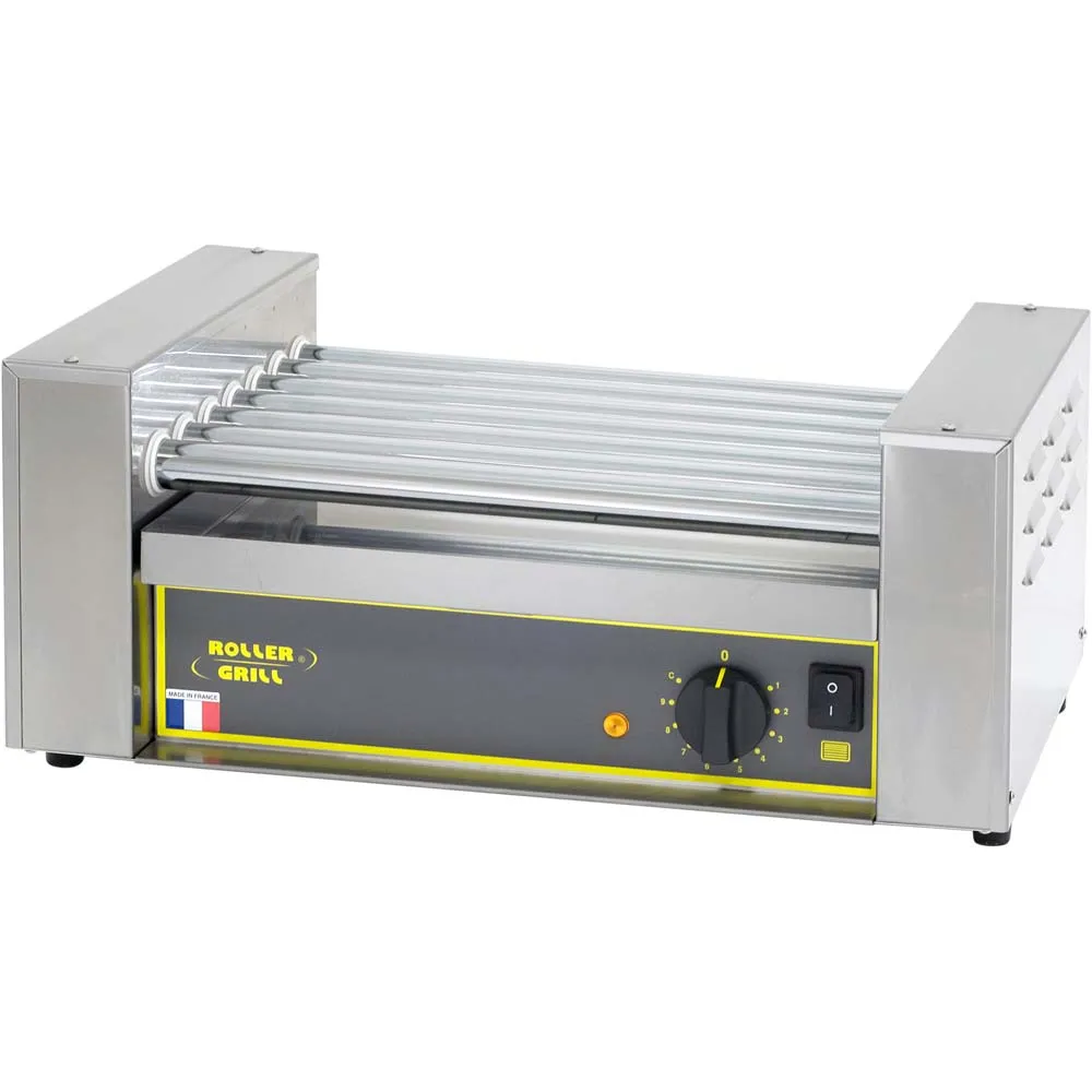 Stalgast ROLLER GRILL Hot Dog Grill, 7 Rollen, Abmessung 545 x 320 x 240 mm (BxT