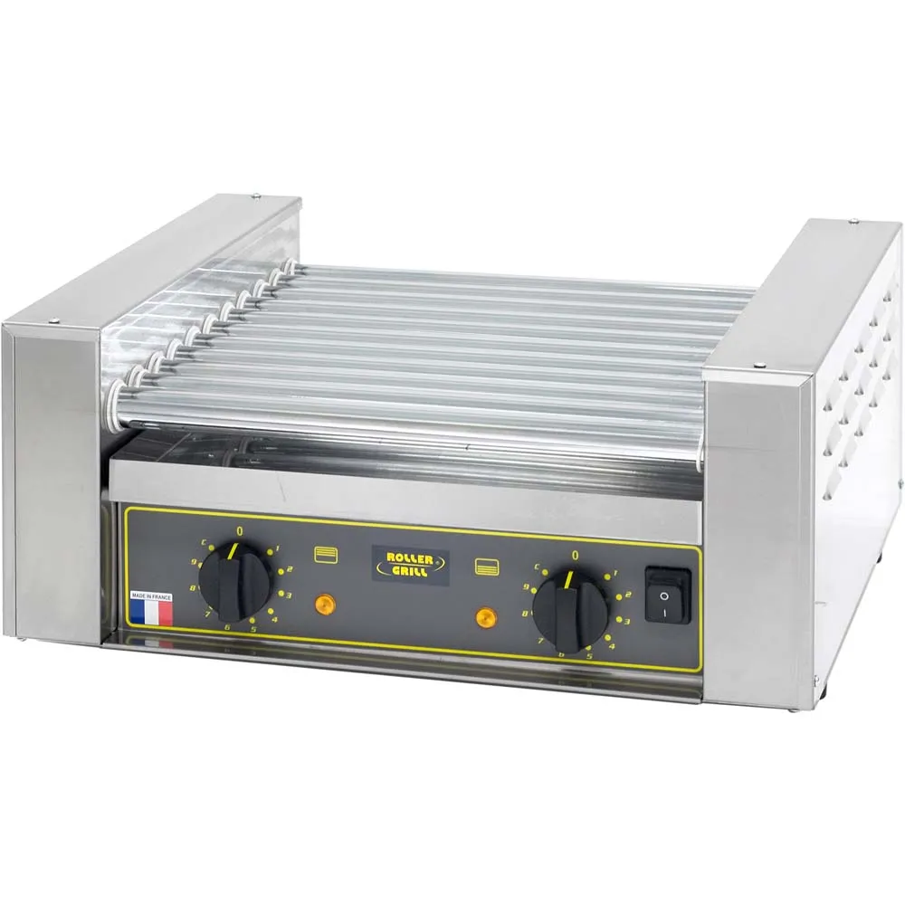 Stalgast ROLLER GRILL Hot Dog Grill, 11 Rollen, Abmessung 545 x 460 x 240 mm (Bx