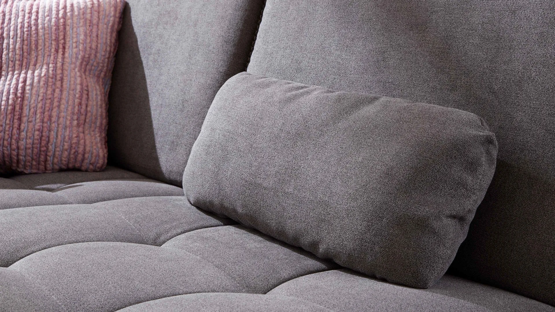 Modulmaster MM-PP1058 - Nierenkissen, schieferfarbene Mikro-Chenille Charly