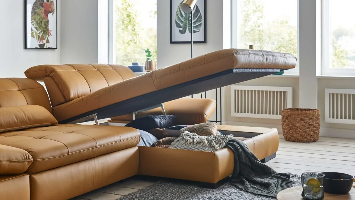 KAWOO Serie Santa Lucia - Stauraum-Bettkasten, aufklappbar