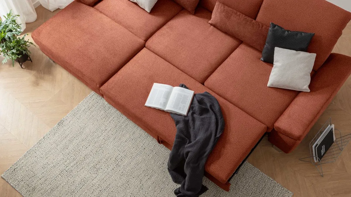 KAWOO Serie 7533 - Bettfunktion, kupferfarbener Stoff ZMR 154