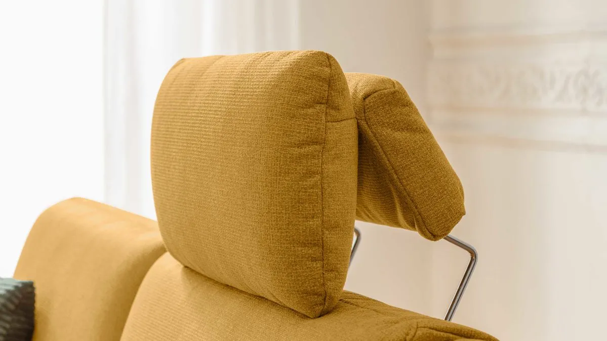 KAWOO Serie 7533 - Nackenstütze, maisgelber Webstoff DRL 45