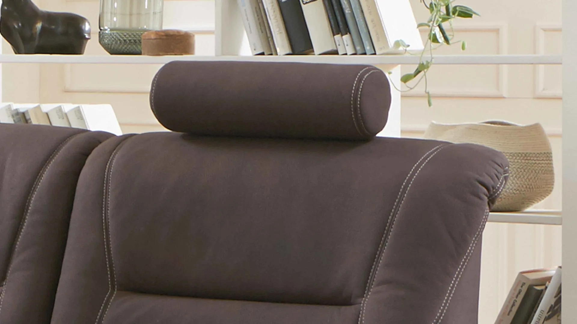 Modulmaster MM-PP1067 - Kopfstütze, schokobraune Mikrofaser Mammut