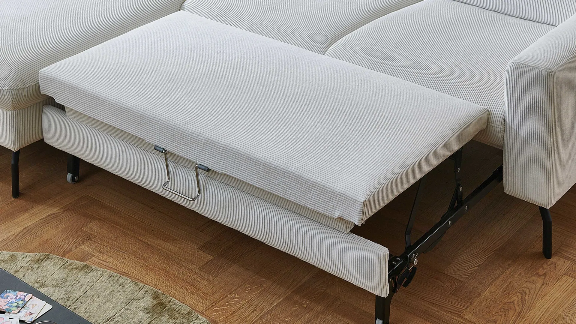 Modulmaster MM-ZE1126 - Liegefläche echt bezogen, naturweißer Feincord