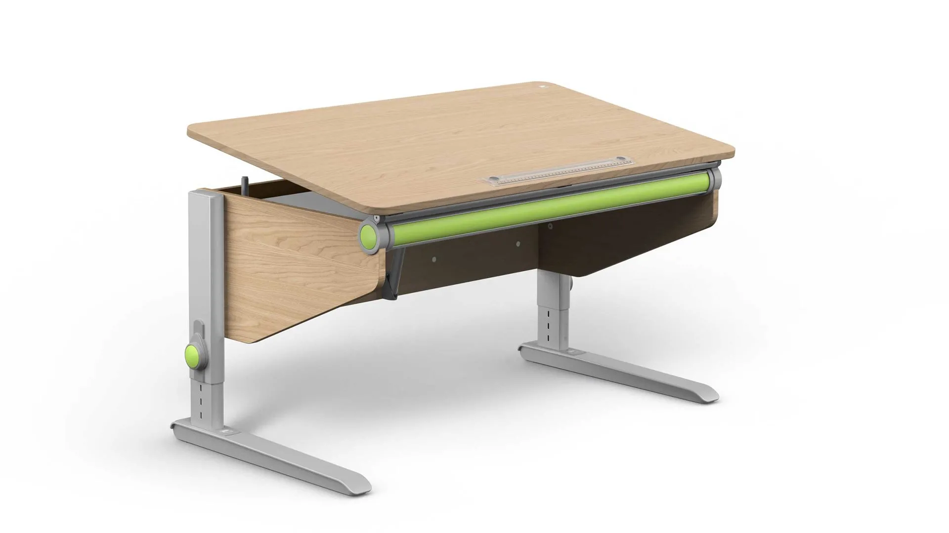 Moll Winner Schreibtisch Eiche, Classic (Rasterverstellung)