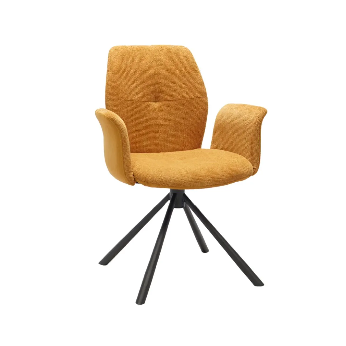 Louming Manoa Armlehnstuhl mit Textilbezug, drehbar