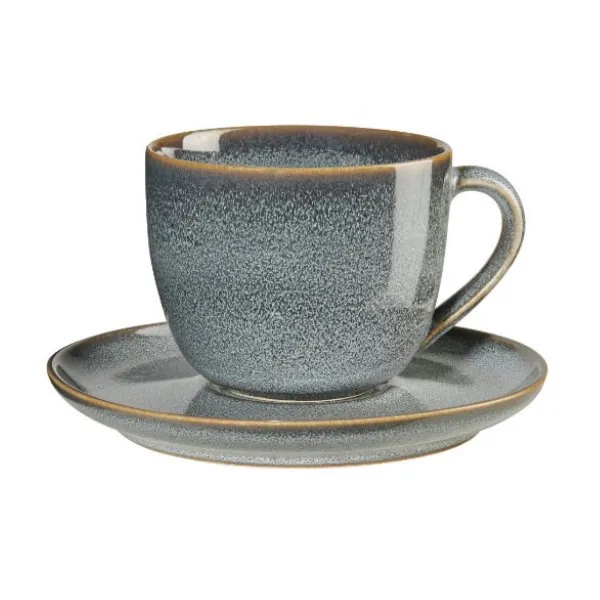 Asa Cappuccinotasse mit Untertasse Saisons Denim (2-teilig)