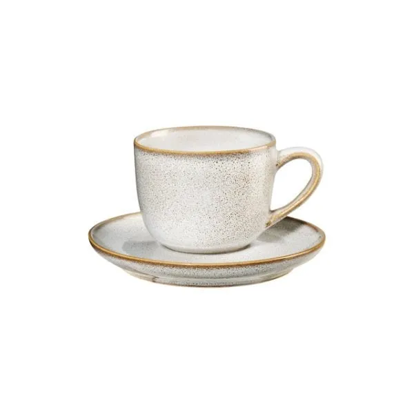 Asa Espressotasse mit Untertasse Saisons Sand (2-teilig)