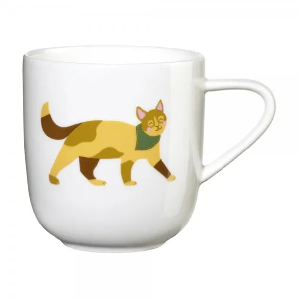 Asa Henkelbecher Coppa Kids Kater Kasimir Gelb (250ml)