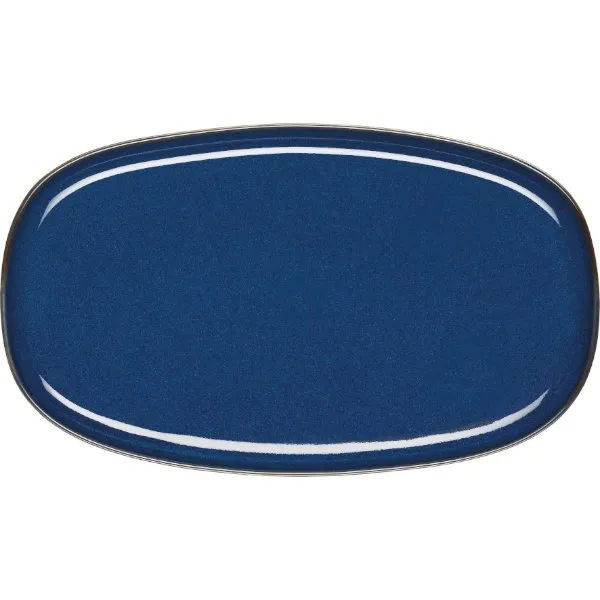 Asa Servierplatte Saisons Midnight Blue Oval (31x18cm)